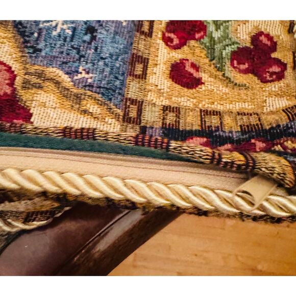 LET IT SNOW Snowman Holiday Tapestry Double Sided Zipper Pillow Covers Set of 2 - Picture 4 of 5